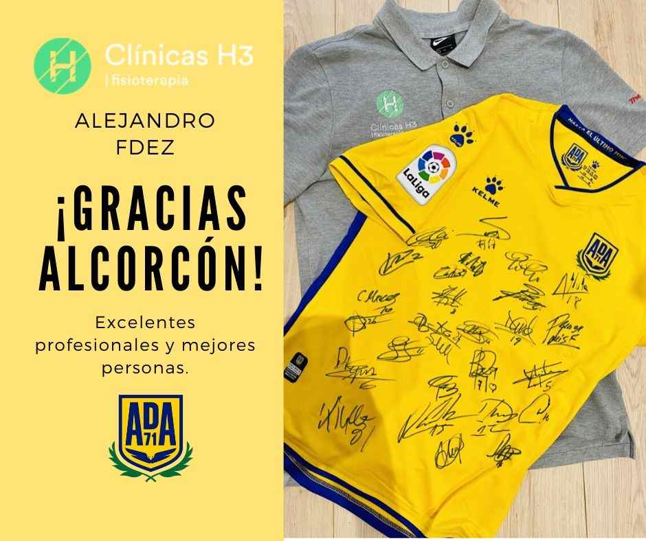 Alejandro Fernandez es fisio del Club deportivo AD Alcorcón clinica fisioterapia caamaño madrid h3